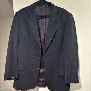 Banana Republic Men's Navy Suit Jacket Made In Italy 40R
